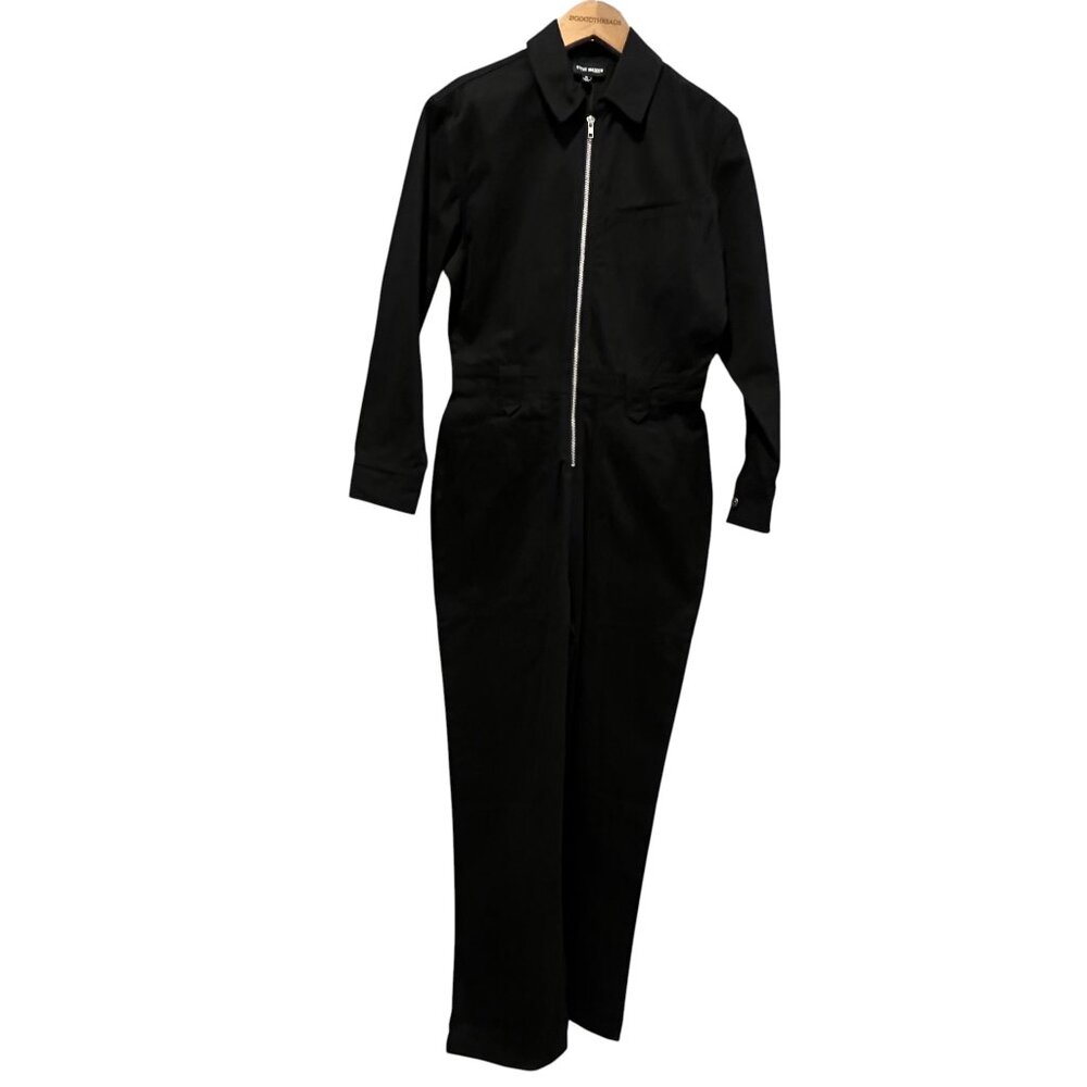 Steve Madden Orly Boilersuit Jumpsuit, NWT, Black, S